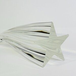 Steuben Starstream Star Art Glass Sculpture Neil Cohen 1988 11" Long